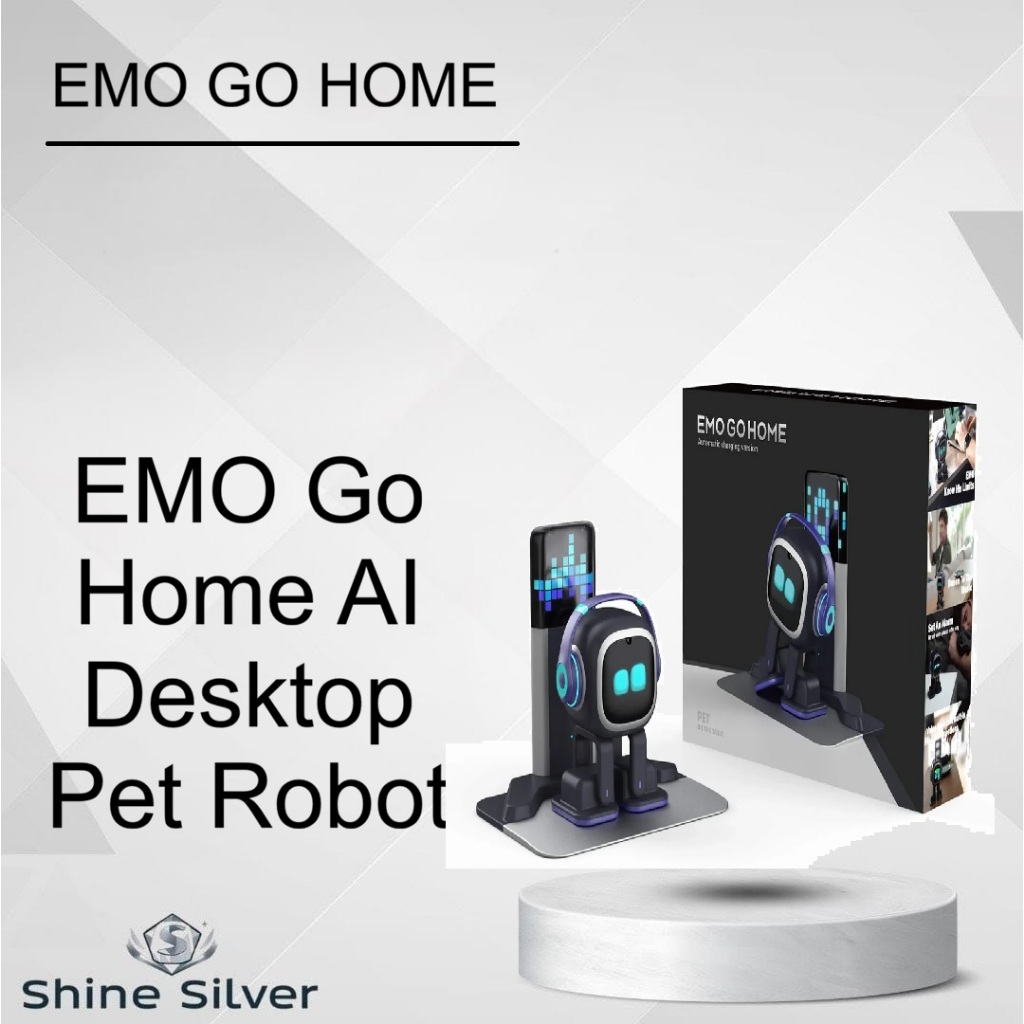 EMO Go Home AI Desktop Pet Robot with EMO Smart Lighting Automatic Charging Version (ORIGINAL)