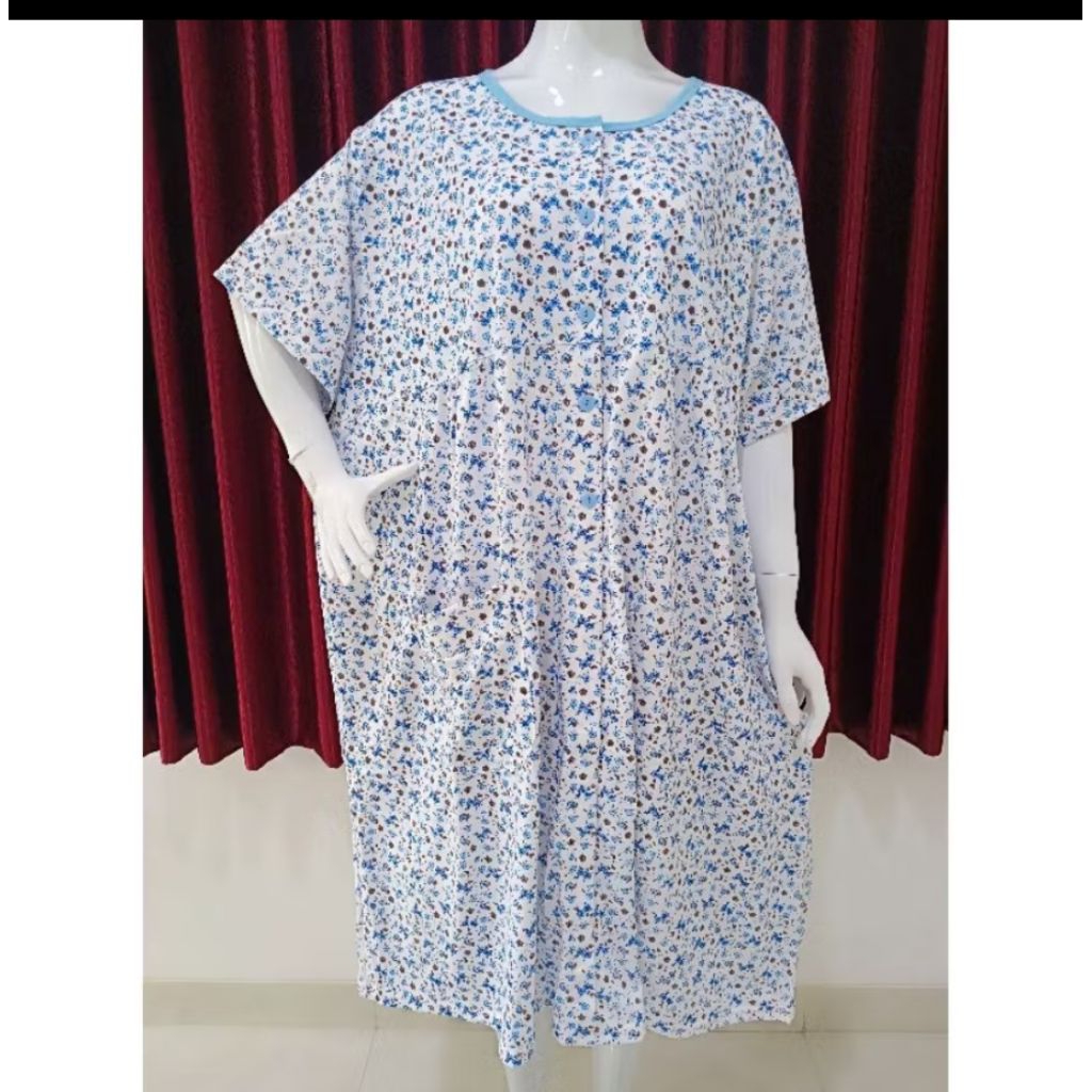 Baju tidur wanita Daster Super Jumbo kancing depan