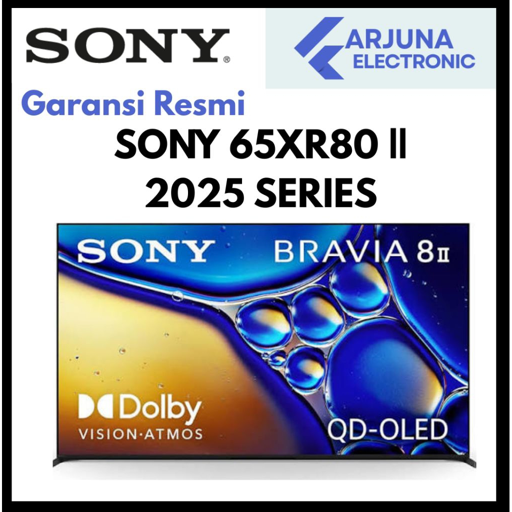 Sony BRAVIA 8 II 65 Inch K-65XR80M2 Smart Google TV OLED 4K HDR Bravia 8 Mark II