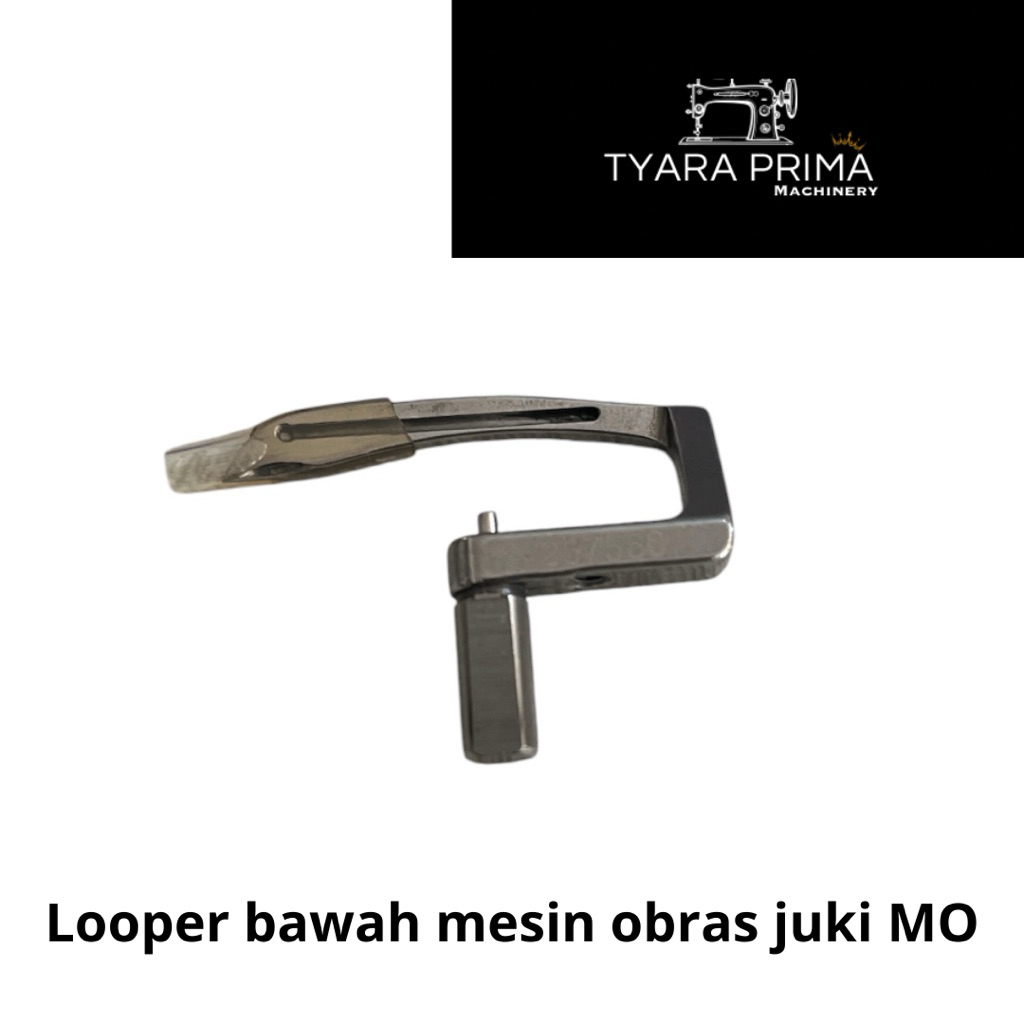 looper bawah mesin obras juki MO