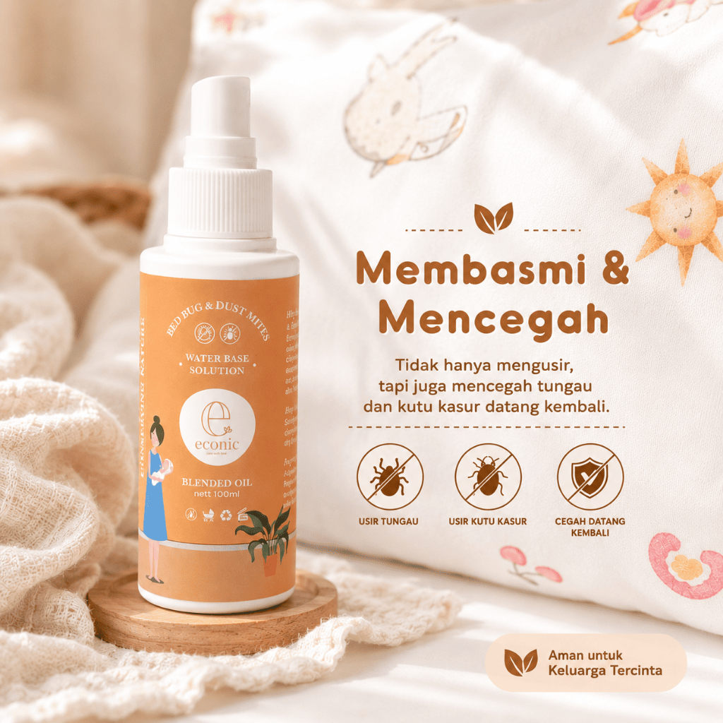 Spray Kasur | Obat Kutu Kasur | Pembasmi Nyamuk | Semprotan | Pembasmi Kutu Kasur Spray - Econic