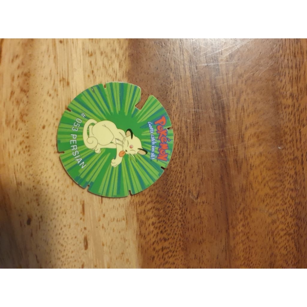 Tazos Spin Pokemon Persian