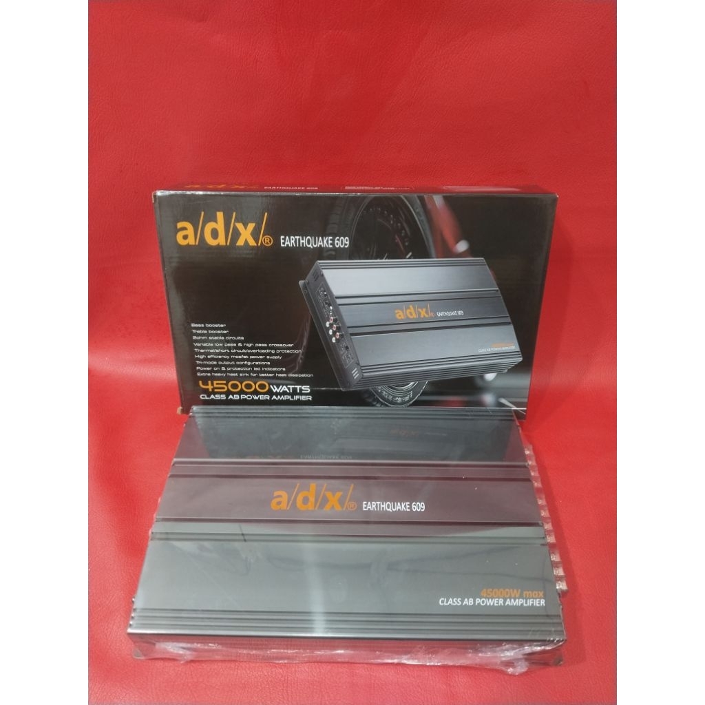 Power ADX Earthaquake 609 / Power Amplifier 4Channel 45000Watt Clas AB Audio Mobil
