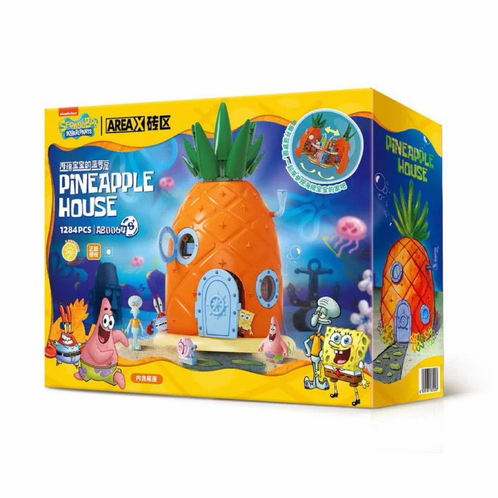 Spongebob Pineapple House Area X | Lego Rumah Spongebob