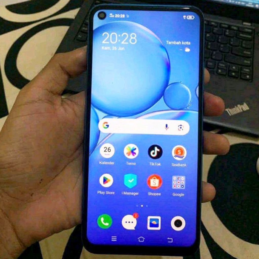 LCD Touchscreen Asli Ori Copotan Vivo Y30 / Vivo Y30i