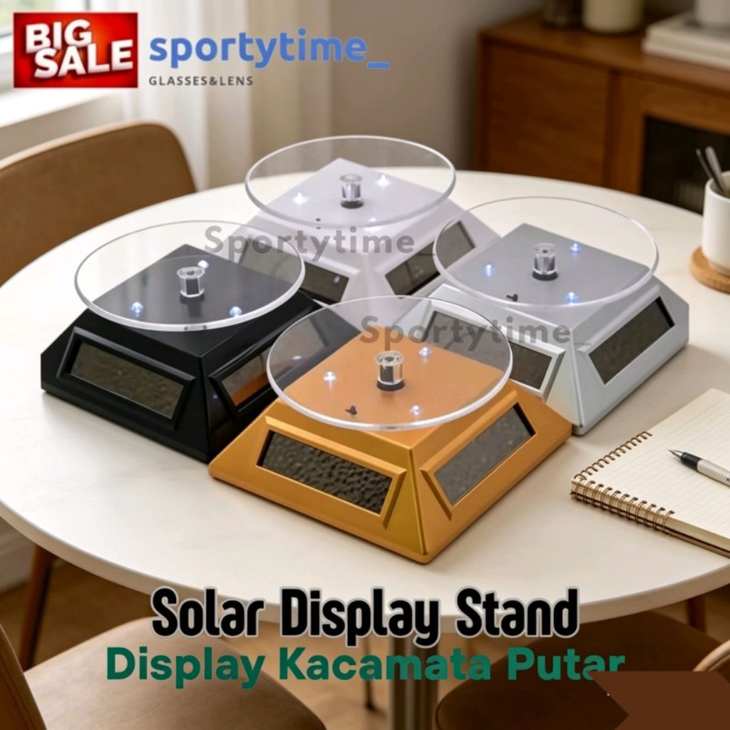 Display Kacamata Putar Otomatis | Display Solar | Display Kacamata