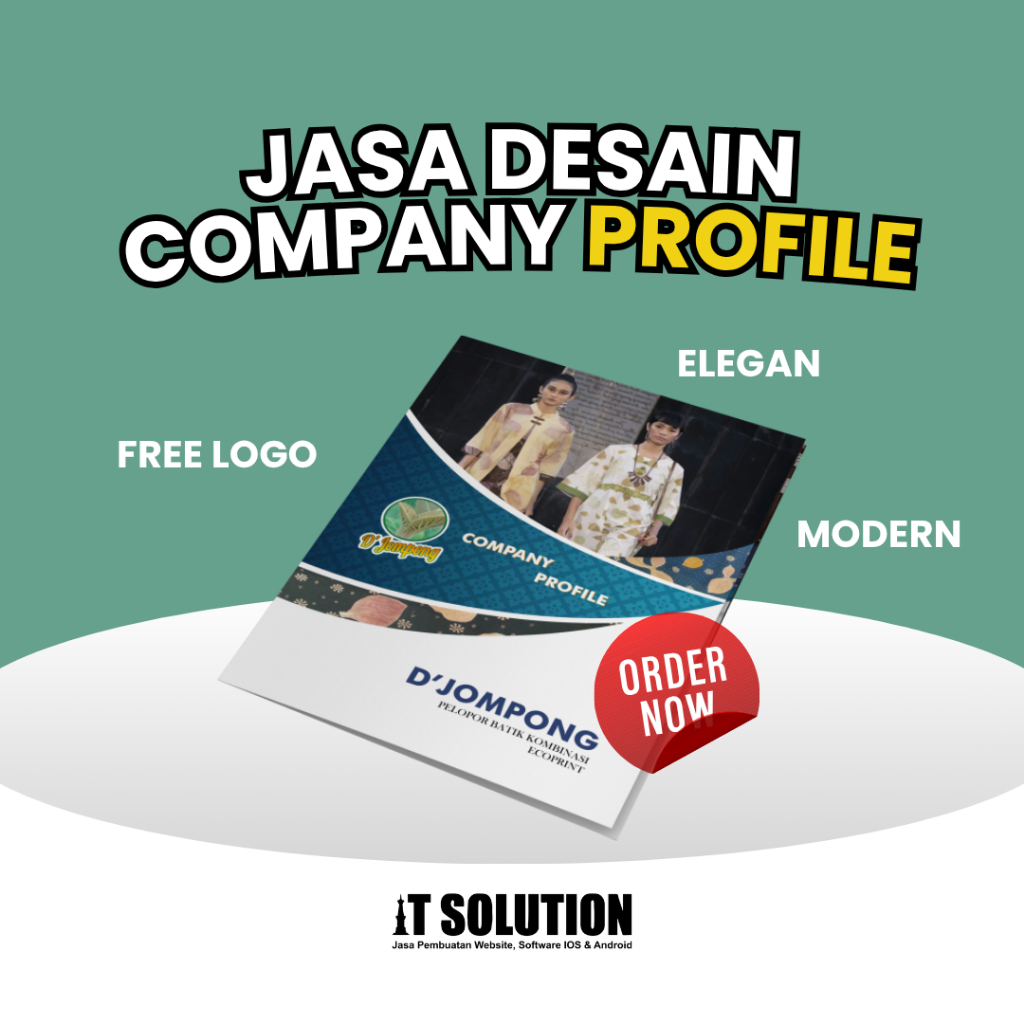 Jasa Desain Company Profile Profesional – Company Profile Perusahaan, UMKM & Bisnis