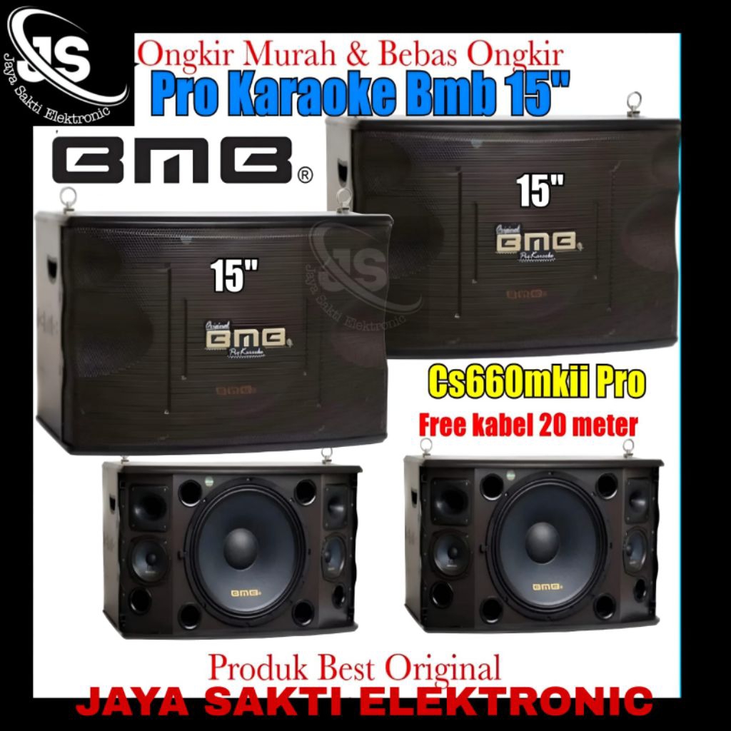 Speaker 15 Inch BMB CS 660 V MK III Original bmb cs660v mk iii Garansi 3thn Harga 1 Pasang