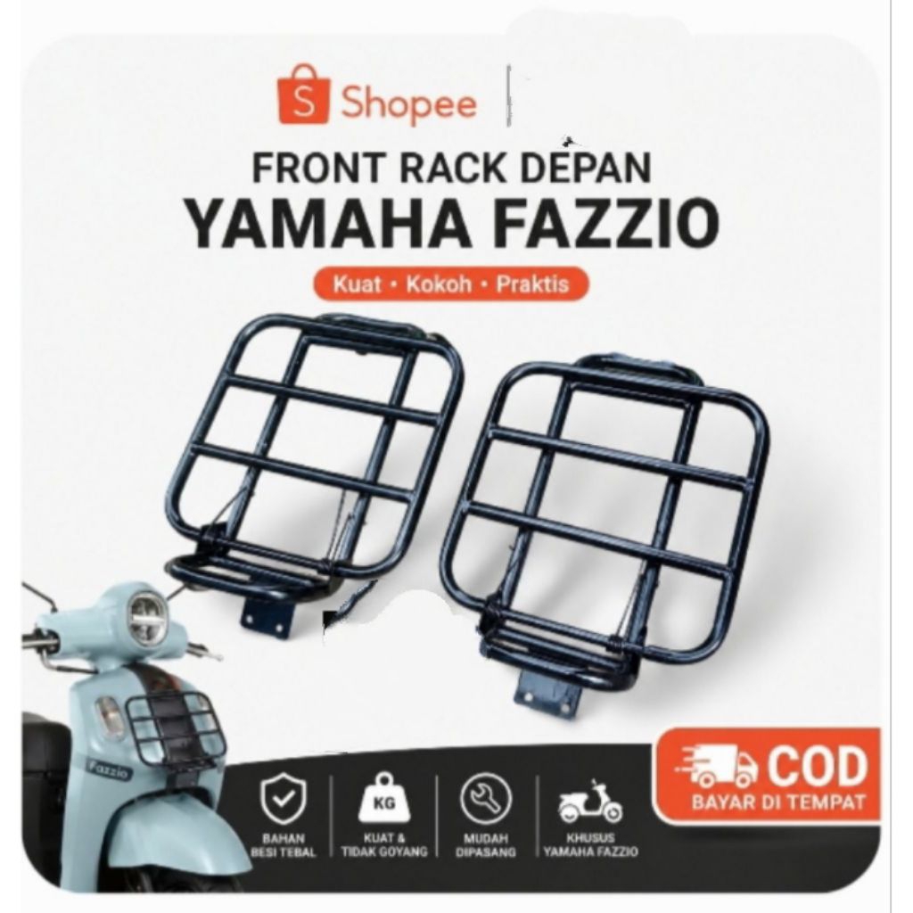front Rack yamaha fazzio.keranjang depan fazio,rak depan fazio hybrid non hybrid
