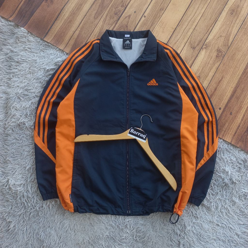 Adidas Essentials 3 Stripe Climaproof Track Jacket Waterrepellent Casual NOT jaket outdoor goretex b