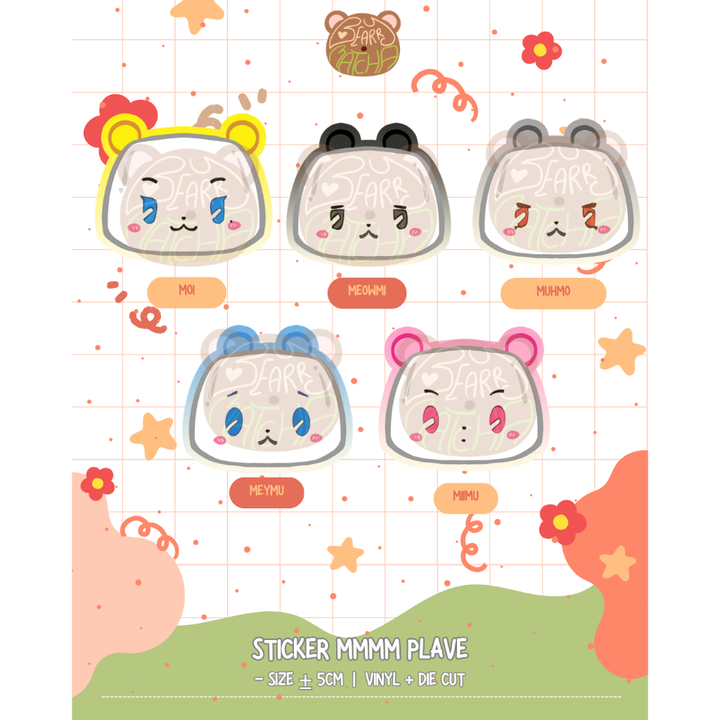 [READY STOCK] Sticker PLAVE MMMM