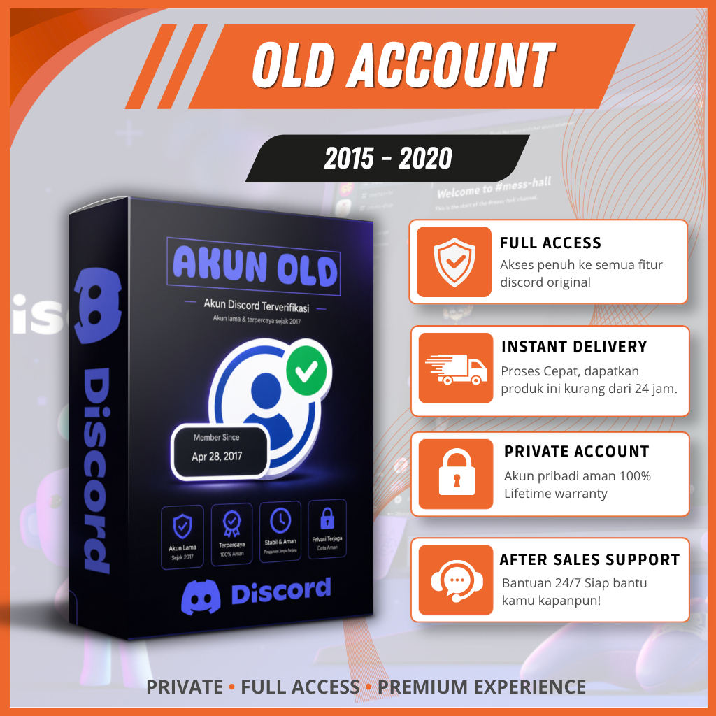 AKUN DISCORD OLD 2015 - 2020 | OLD AC