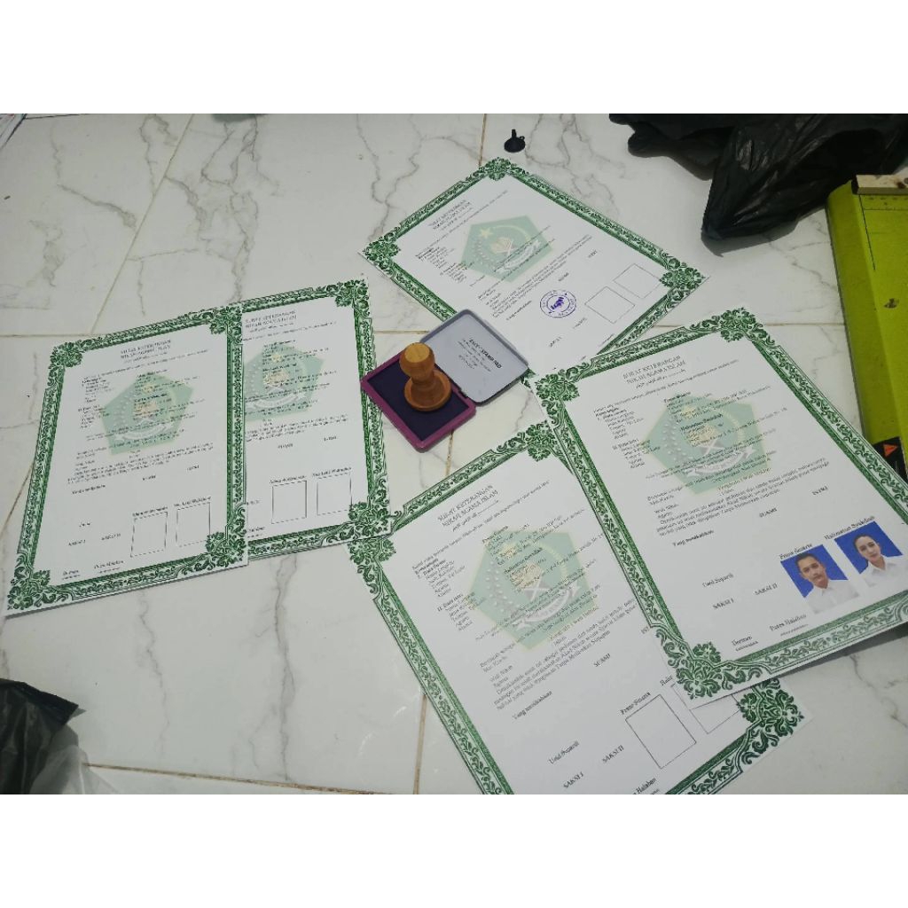 keterangan dokumen nikah siri