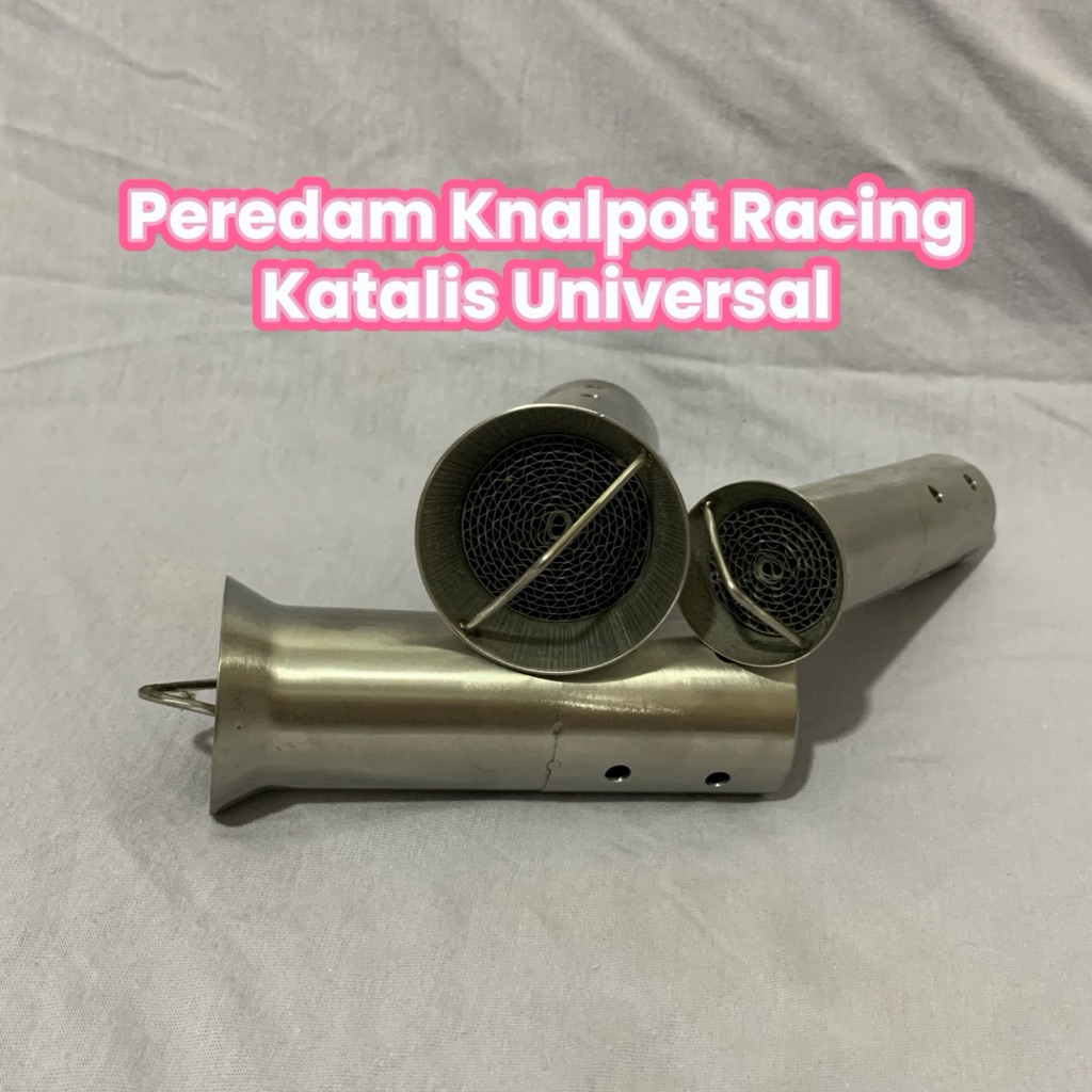 DB Killer Peredam Knalpot Racing PowerUp Universal Knalpot Racing Katalis Catalytic Stainless Steel
