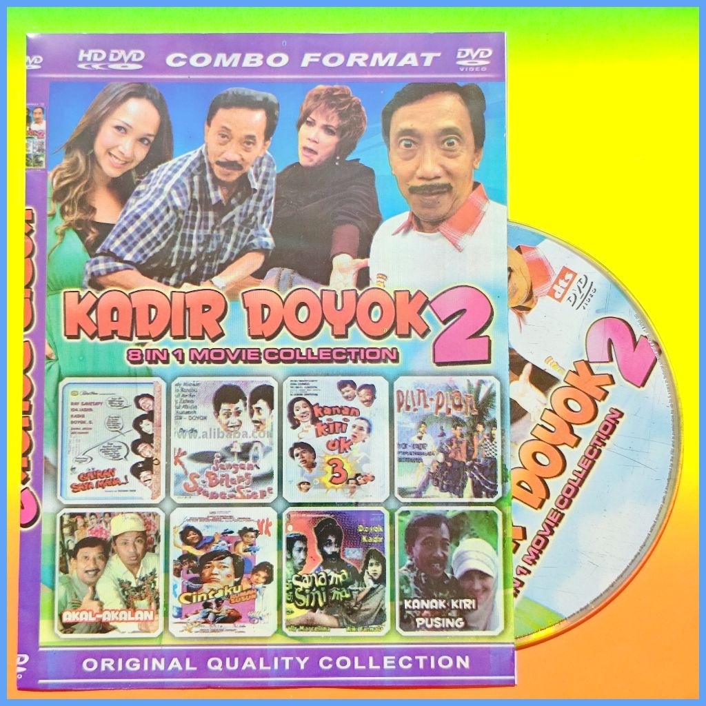 Kaset Film Komedi Indonesia Jadul Koleksi Kadir & Doyok Vol. 2 Edisi Pilihan Terbaik 8in1