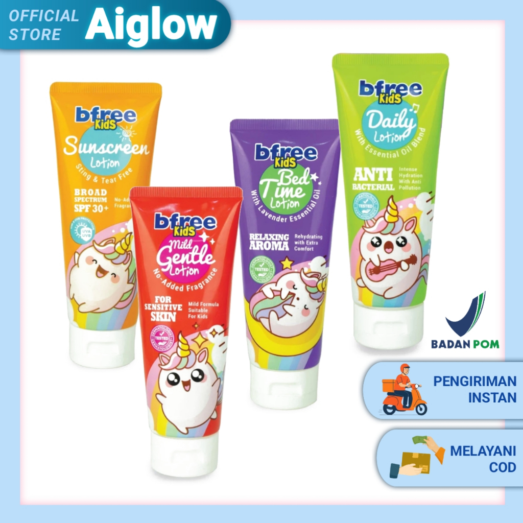 BFREE KIDS Lotion Anak dan Bayi - Suncreen Body Lotion Anak