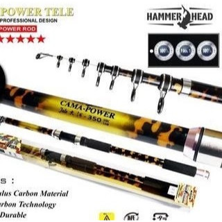 ROD HAMMERHEAD CAMA-POWER CARBON / JORAN ANTENA HAMMERHEAD 195/240/270