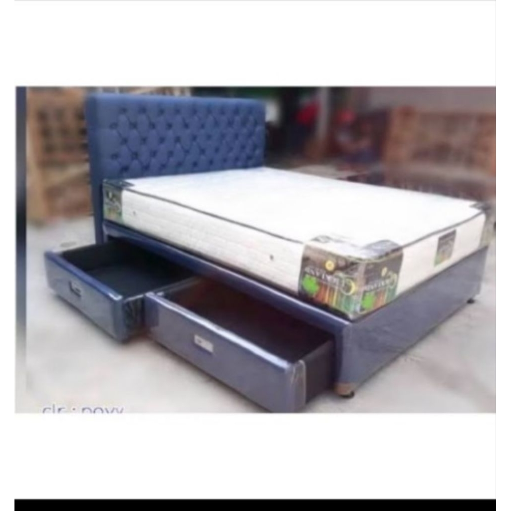 Satu Set Springbed Dan Divan Laci PAKET LAMARAN SESERAHAN Murah.