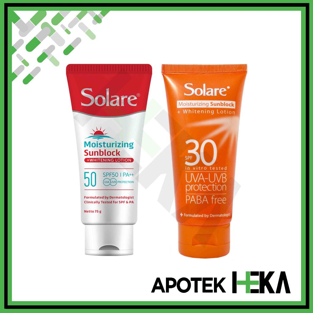 Solare SPF 50 Sunblock - Tabir Surya Melindungi Kulit (SEMARANG)