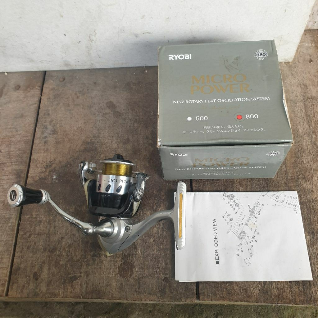 Reel Ryobi Micro Power 800 Second Seken Bekas