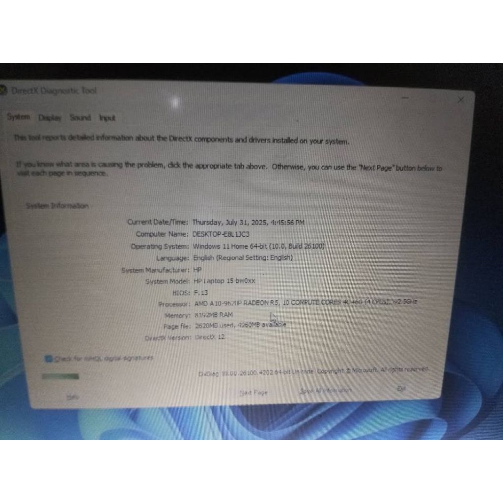 motherboard Mobo laptop hp 15bw