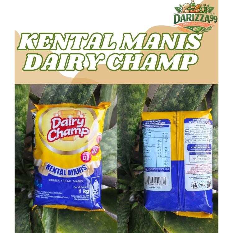 DAIRY CHAMP Kental Manis, Krimer kental manis 1 kg
