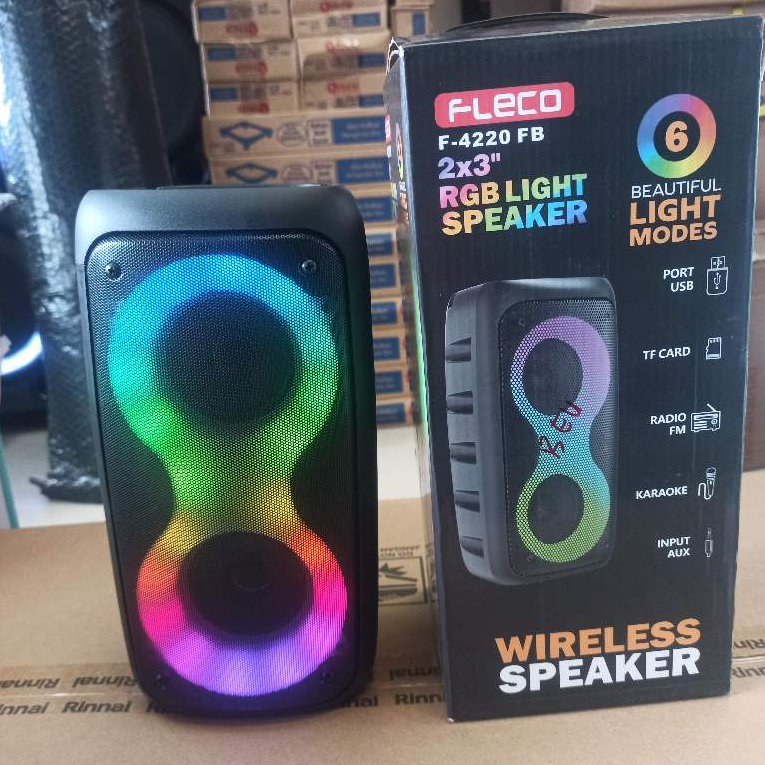 speaker fleco F-4220 LK l F-4220 FB speaker portable speaker super bass