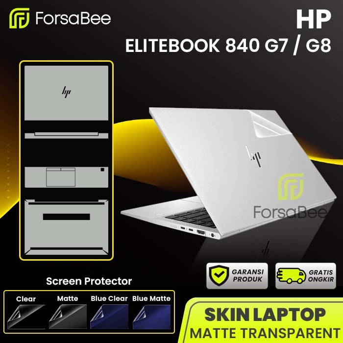 FORSABEE - Skin Protector untuk Laptop HP Elitebook 840 G7 / G8 14" 14 Inch 16:9 Anti Gores Antigore