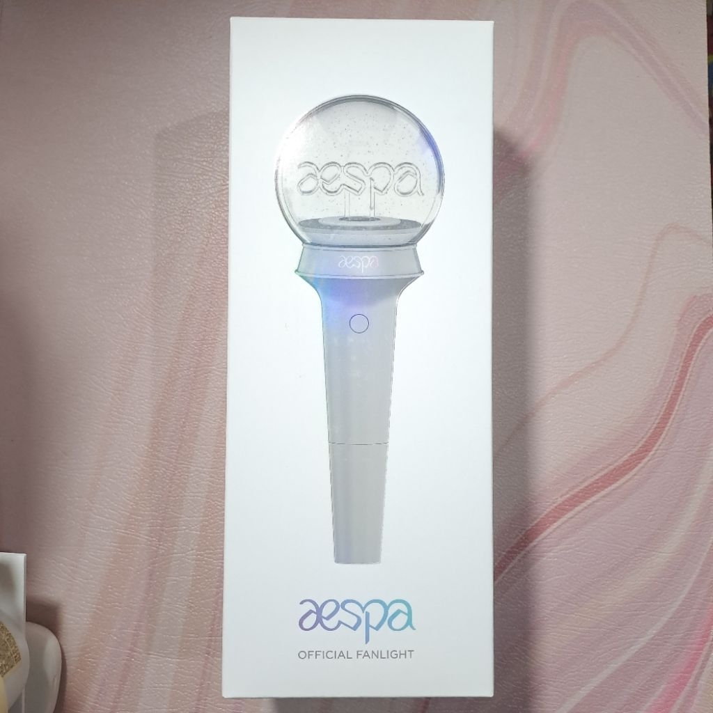 [READY] lightstick aespa v1 ver 1 kpopmerch sealed