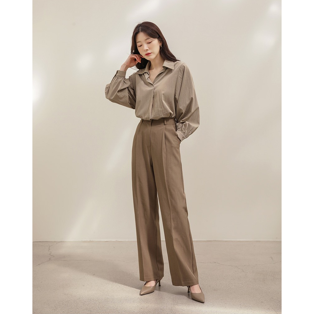 [By Monologue Korea] Leo Pintuck Slacks_2359