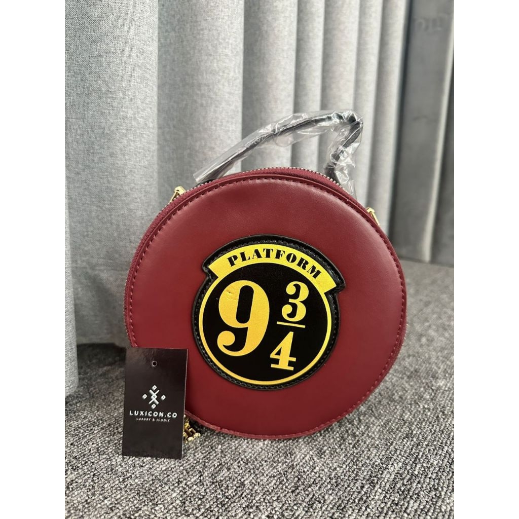 SHEIN X HP Alphanumeric Round Crossbody Bag