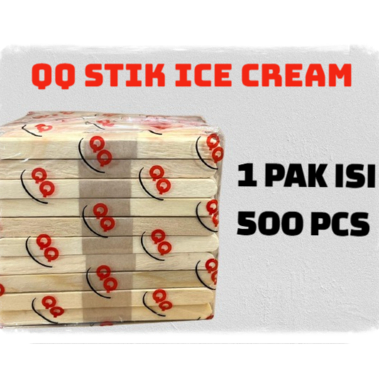 TERMURAH Stik Es Krim Kayu Premium Isi 500 PCS | Stik Ice Cream Food Grade Tebal Halus | Stik Keraji
