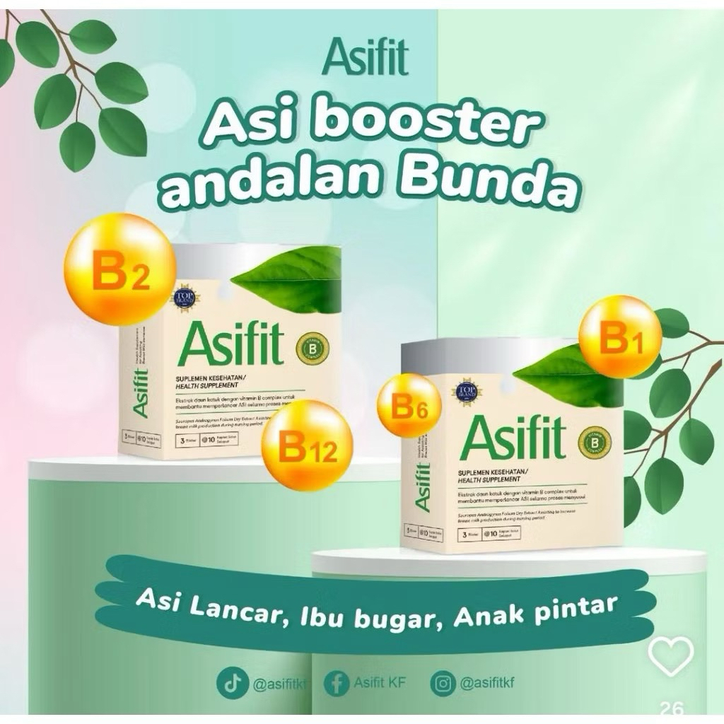 ASIFIT - SUPLEMEN VITAMIN HERBAL MELANCARKAN PRODUKSI ASI