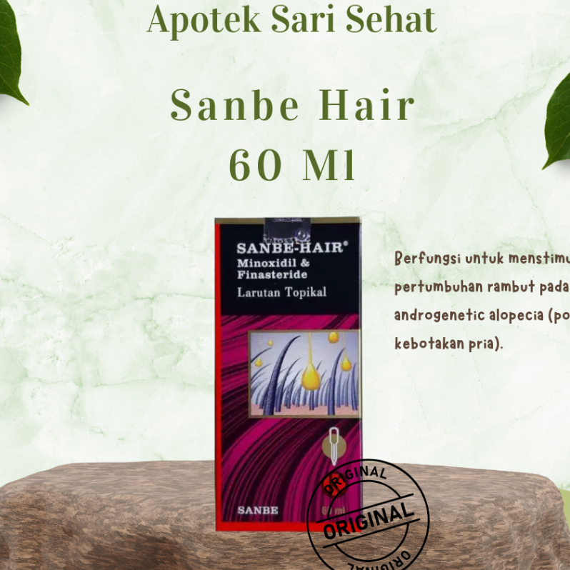 SANBE-HAIR LOTION 1 BOTOL @ 60 ML