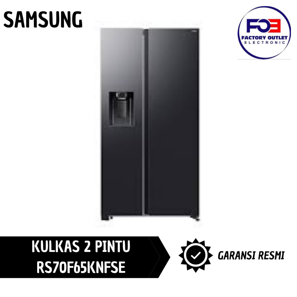 SAMSUNG KULKAS 2 PINTU DISPENSER - RS70F65KNFSE - DEFECT