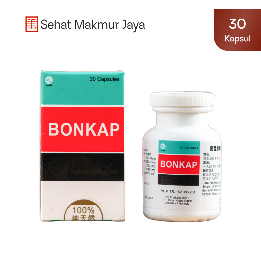 Bonkap Obat Patah Tulang Isi 30 Kapsul - Bonkap The Musk Fracture Bone Joining Pill Obt Patah Tulang