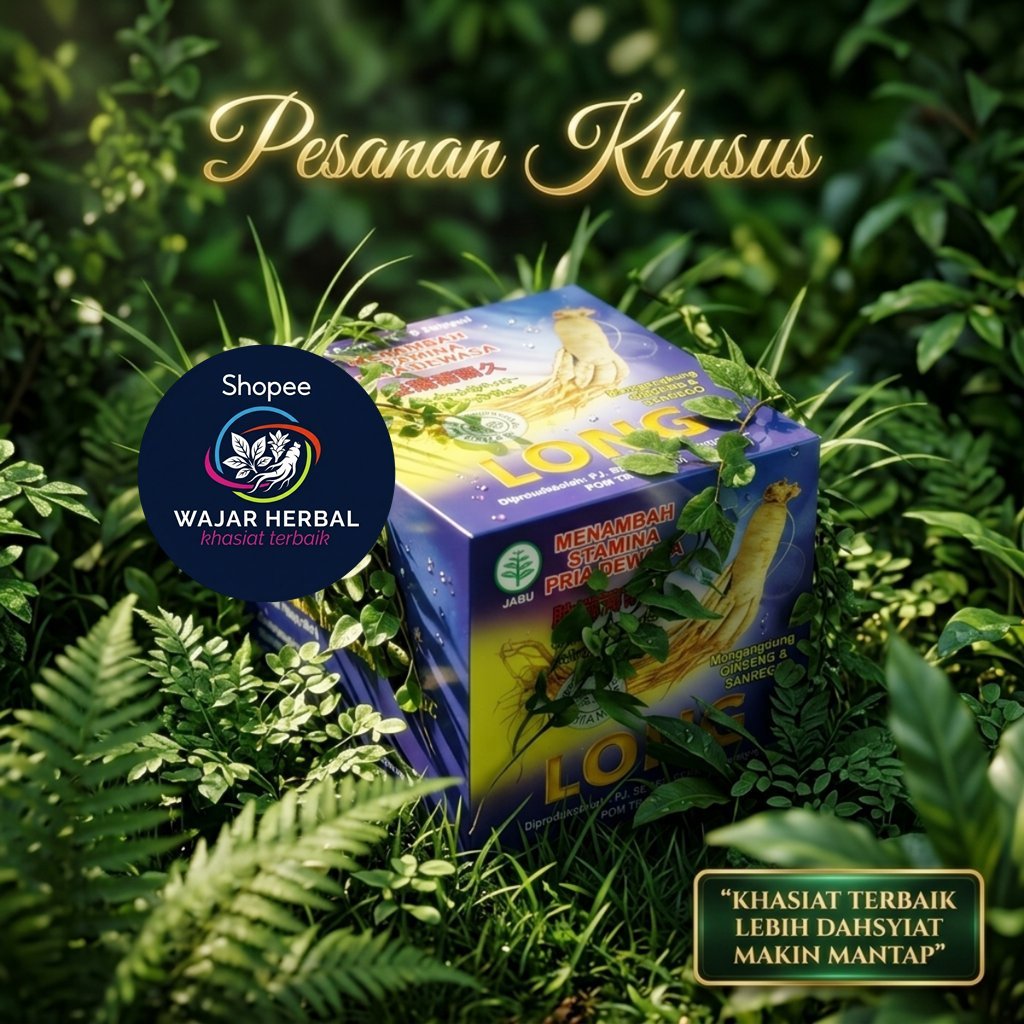 LONG II Buku Cara Menjaga Stamina Alami, Sehat, Kuat Tanpa Obat II Bagi Pria II Tanpa Kapsul