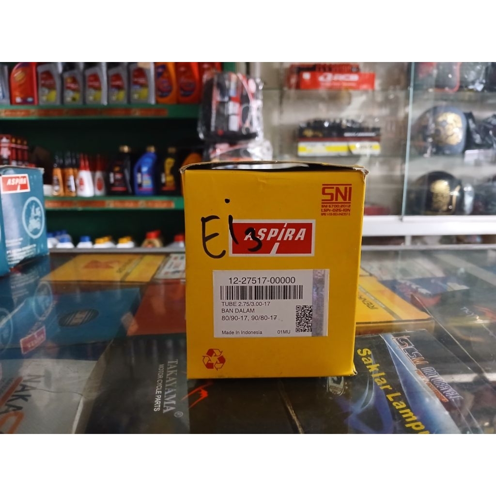 BAN DALAM ASPIRA 80/90-17, 90/80-17