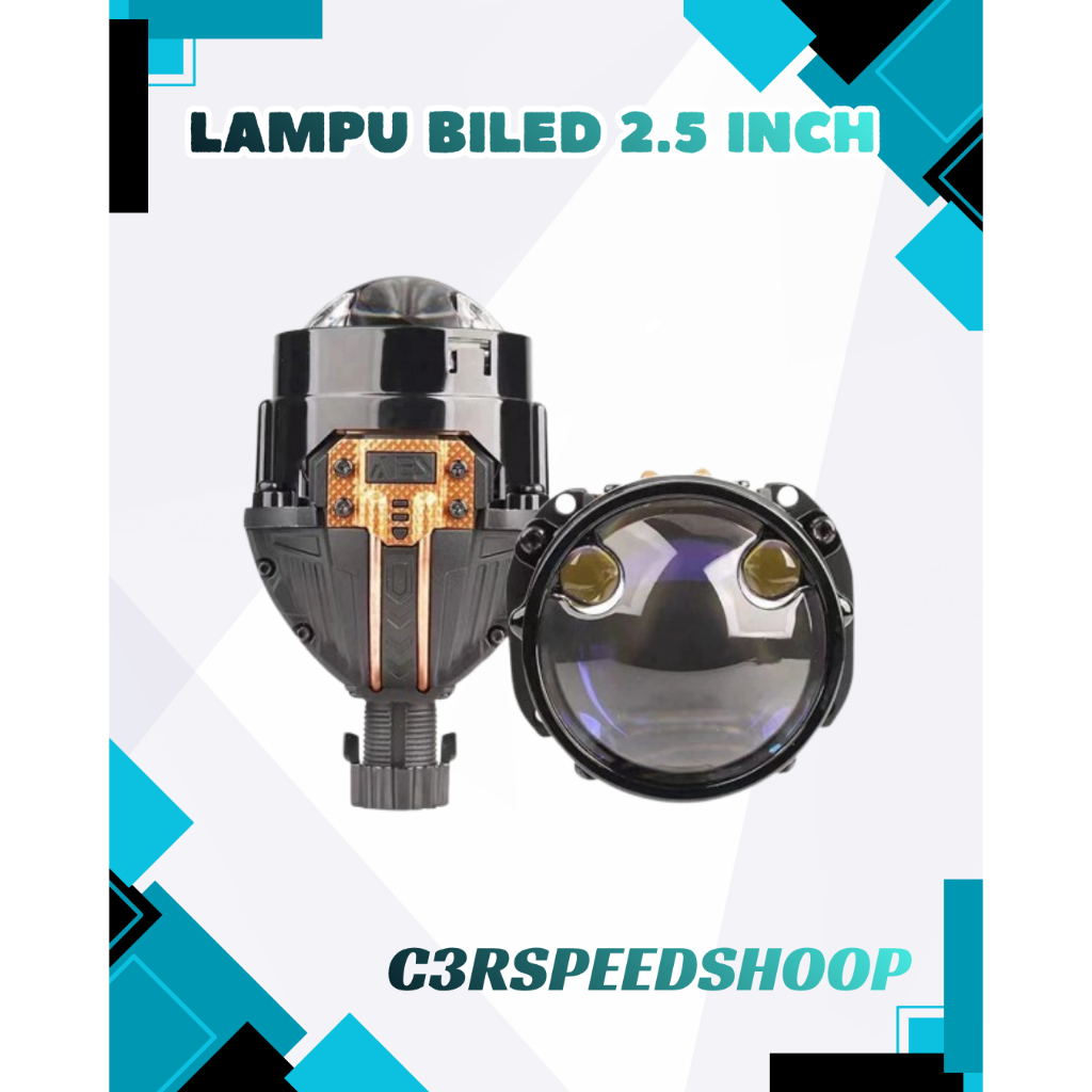 Biled Bi-laser Projector AES Turbo TIR 2.5 Inch 75 Watt Double Laser