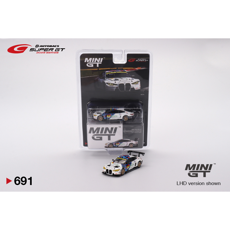 MINI GT 691 BMW M4 GT3 DIECAST MINI GT 691 BMW M4 GT3 SUPER GT 1/64 MINI GT 691 BMW M4 GT3 GT SUPER 