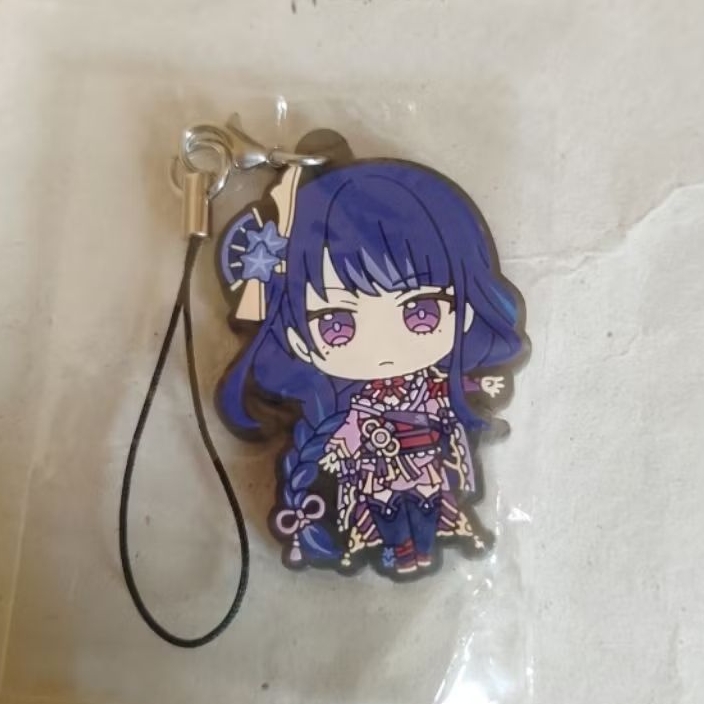 Genshin Impact Raiden Shogun Rubber Keychain