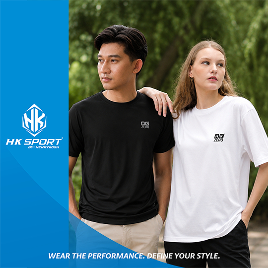 HK SPORT - Kaos Olahraga Drifit Unisex | Kaos Jogging | HK Zero