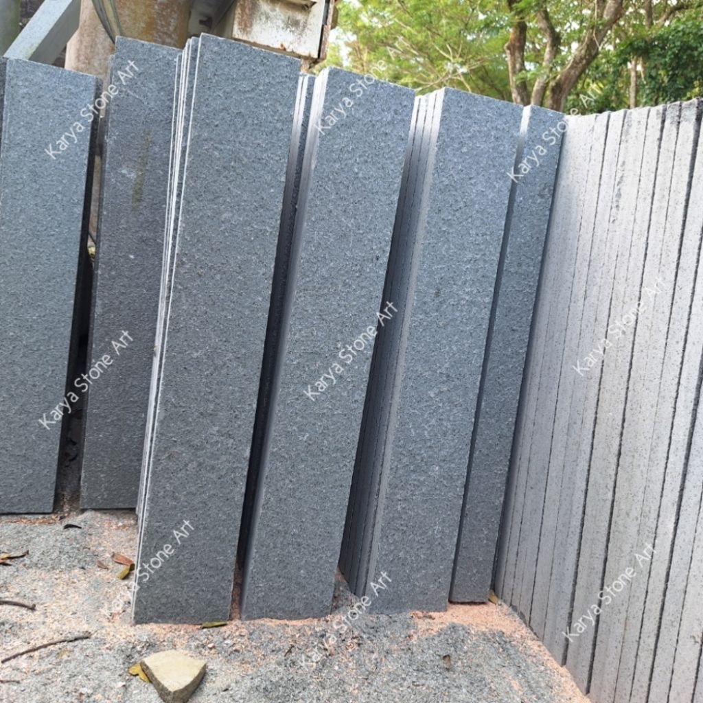 Andesit Dinding 10x60 | Batu Andesit Bakar | Andesit Bakar | Batu Granit