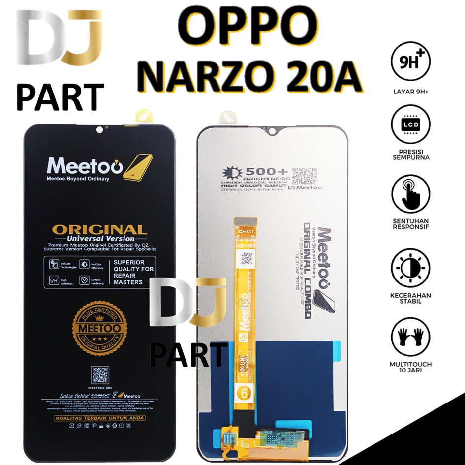 LCD TOUCHSCREEN OPPO NARZO 20A ORIGINAL 100%