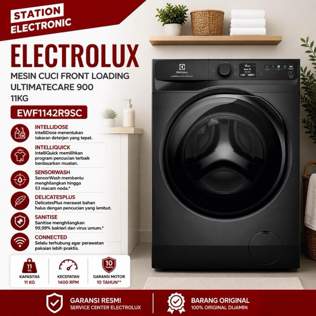 Electrolux Mesin Cuci Kapasitas 11 Kg EWF1142R9SC / EWF 1142 R9SC/ EWF1142 R9SC