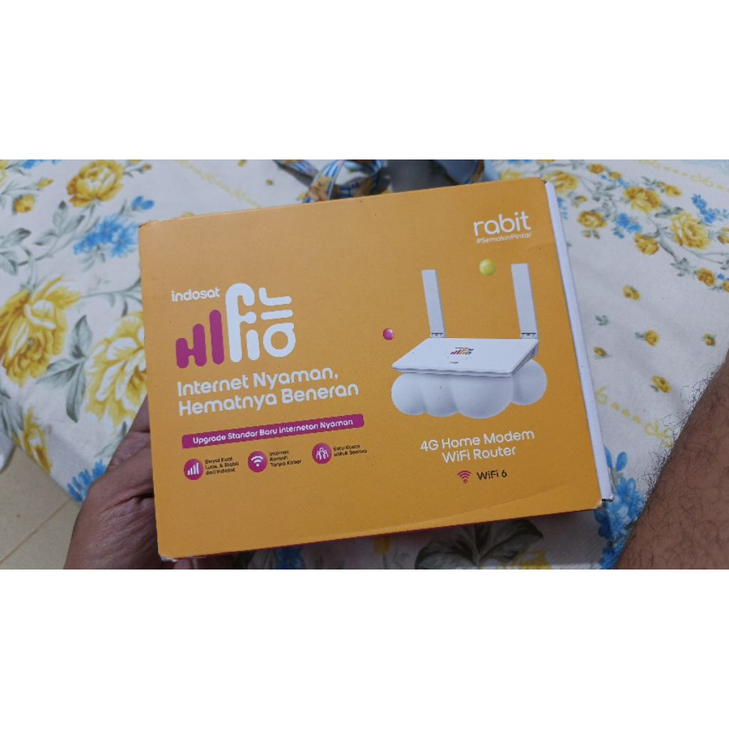 Modem Wifi 4G Indosat Hifi Air , 32 Perangkat