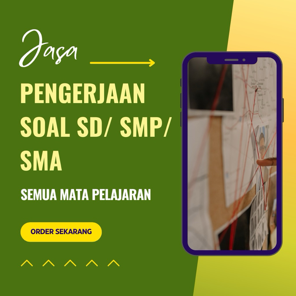 Joki Tugas Sekolah SD/ SMP/ SMA
