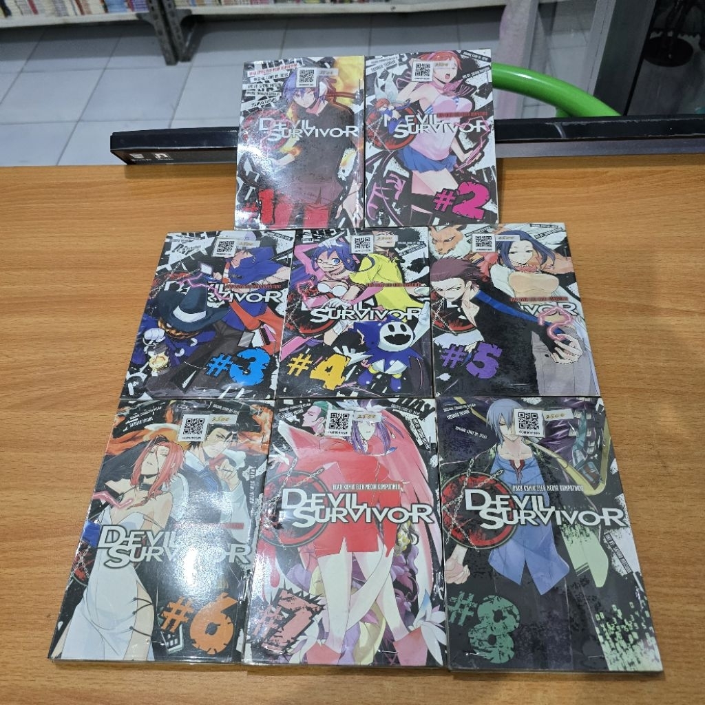 Bundle Komik Devil Survivor Volume 1-8 Preloved
