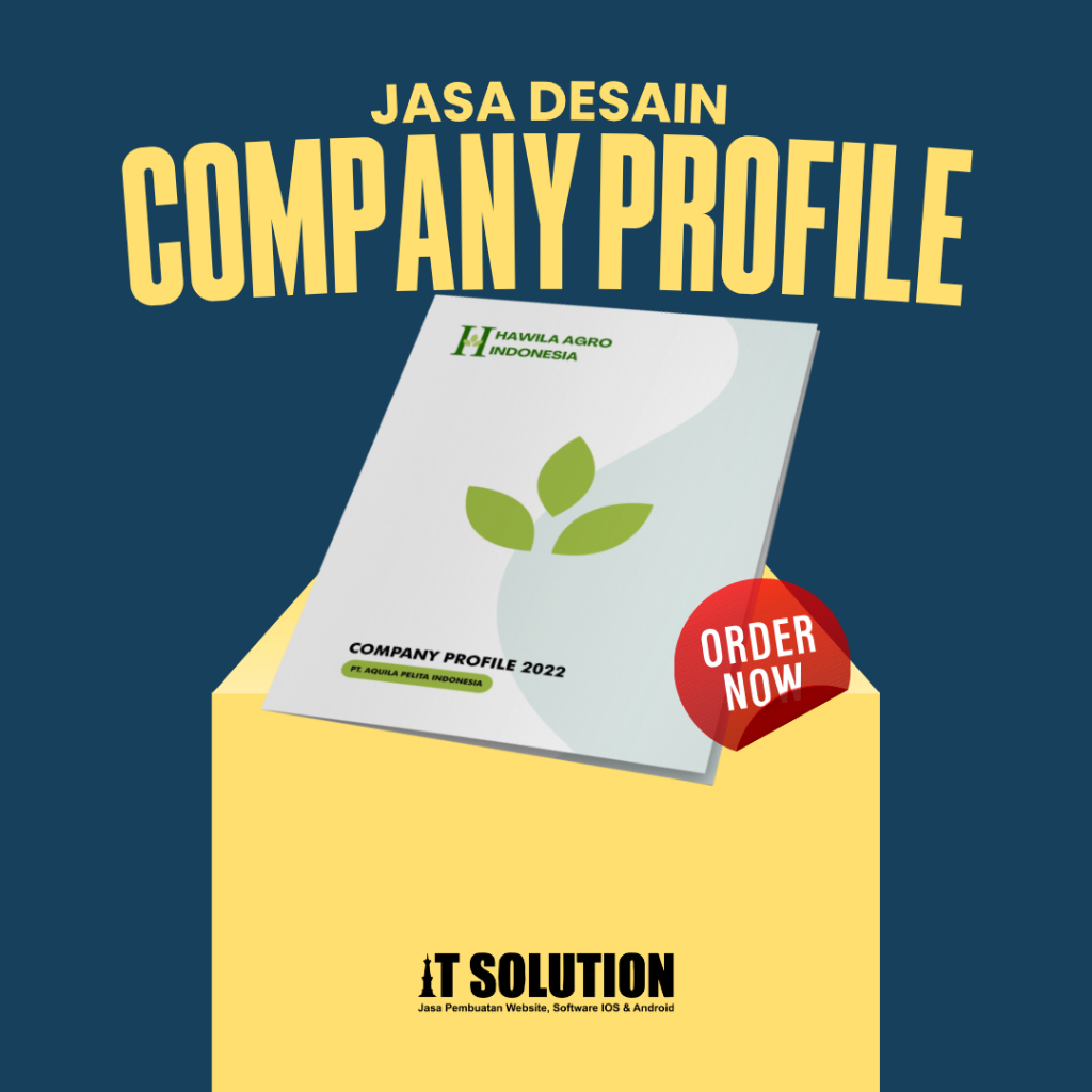 Jasa Desain Company Profile Profesional | Company Profile Perusahaan, CV & UMKM