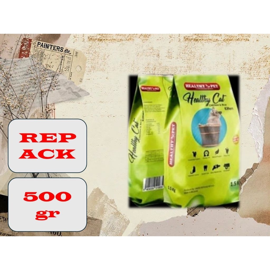 Makanan Kucing (Healthy Cat Kitten Kemasan 500gr Repack ) HEALTHY CAT